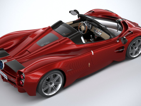 Pagani Utopia Roadster 2025 Model 3D
