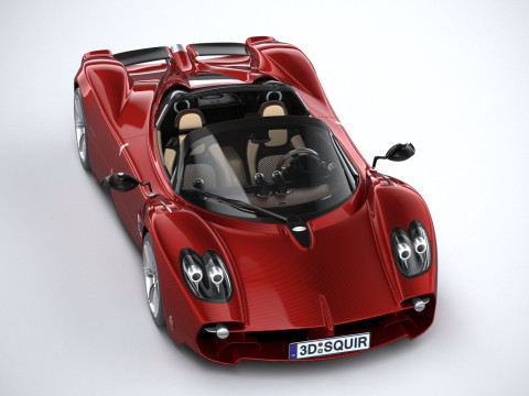 Pagani Utopia Roadster 2025 Model 3D