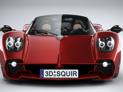 Pagani Utopia Roadster 2025 Model 3D