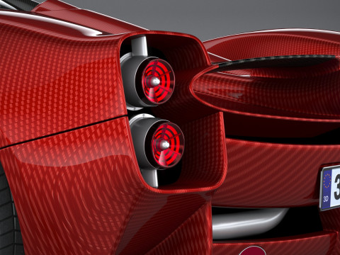 Pagani Utopia Roadster 2025 Model 3D