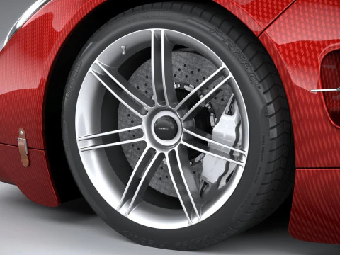 Pagani Utopia Roadster 2025 Modello 3D