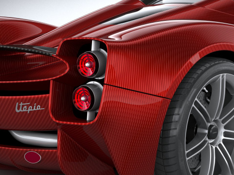 Pagani Utopia Roadster 2025 Model 3D