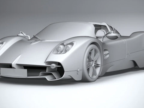 Pagani Utopia Roadster 2025 Modello 3D