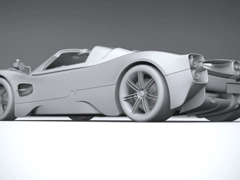 Pagani Utopia Roadster 2025 Modello 3D