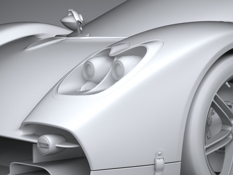Pagani Utopia Roadster 2025 Model 3D