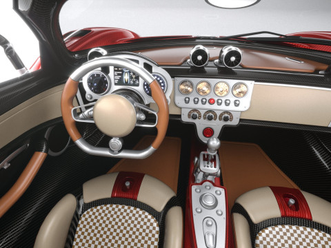 Pagani Utopia Roadster 2025 Model 3D