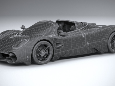 Pagani Utopia Roadster 2025 Model 3D