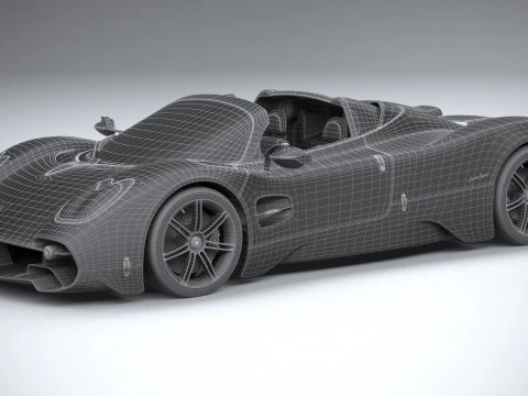 Pagani Utopia Roadster 2025 Modello 3D