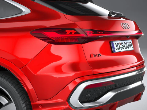 Audi SQ5 Sportback 2025 3D Model