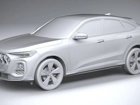 Audi SQ5 Sportback 2025 3D Model