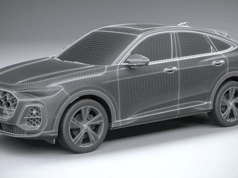 Audi SQ5 Sportback 2025 3D Model