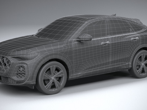 Audi SQ5 Sportback 2025 3Dモデル