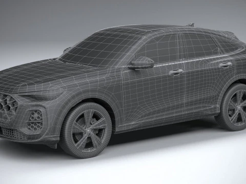 Audi SQ5 Sportback 2025 3D Model