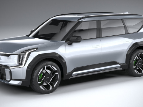 KIA EV9 GT 2026 3D Model