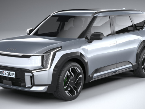 KIA EV9 GT 2026 3D Model