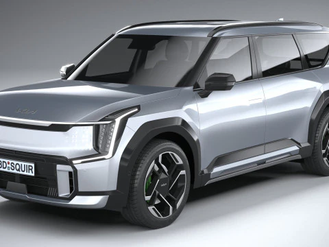 KIA EV9 GT 2026 3D Model