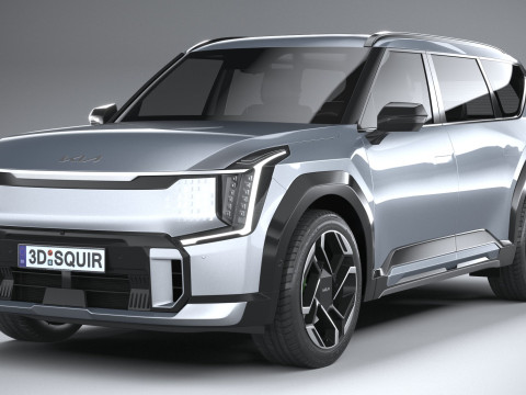 KIA EV9 GT 2026 3D Model