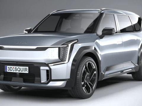 KIA EV9 GT 2026 3D Model