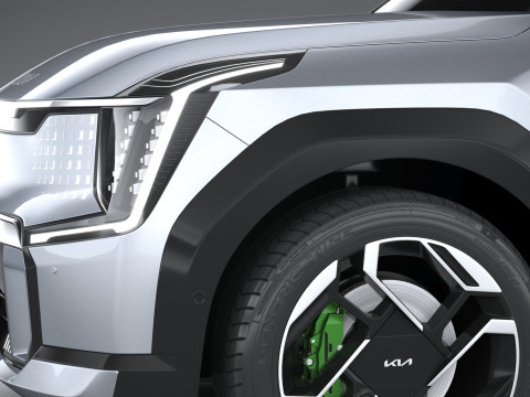 KIA EV9 GT 2026 3D Model