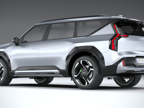 KIA EV9 GT 2026 3D Model