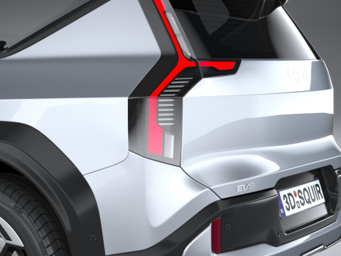 KIA EV9 GT 2026 3D Model