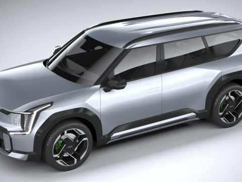 KIA EV9 GT 2026 3D Model