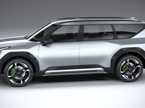KIA EV9 GT 2026 3D Model