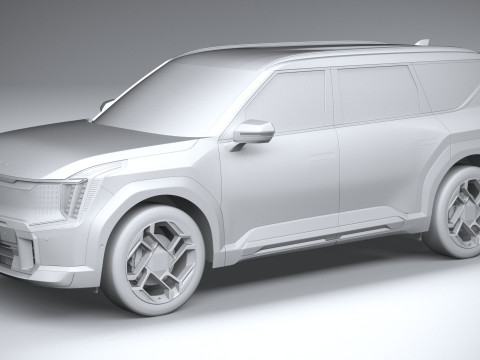 KIA EV9 GT 2026 3D Model