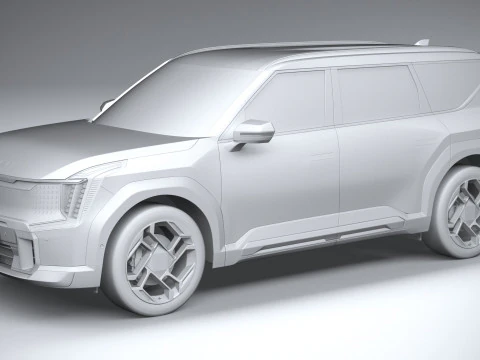 KIA EV9 GT 2026 3D Model