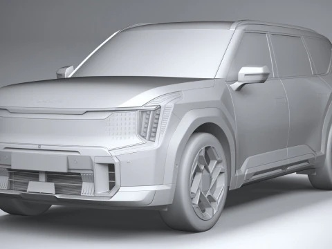 KIA EV9 GT 2026 3D Model