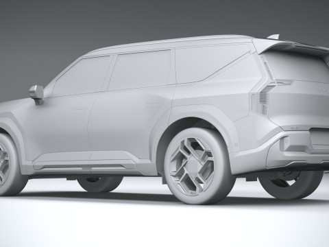 KIA EV9 GT 2026 3D Model