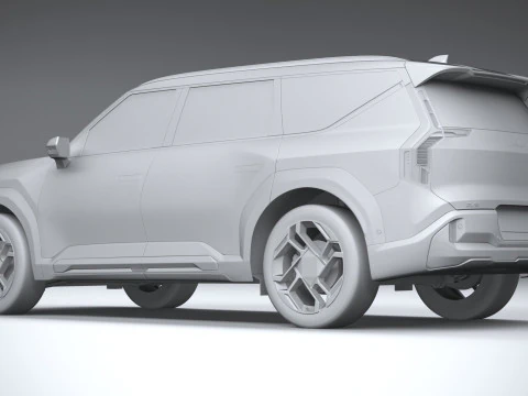 KIA EV9 GT 2026 3D Model