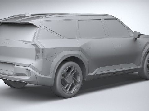 KIA EV9 GT 2026 3D Model