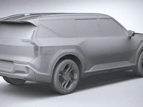 KIA EV9 GT 2026 3D Model