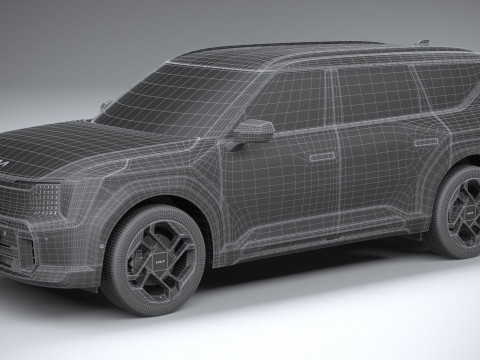KIA EV9 GT 2026 3D Model