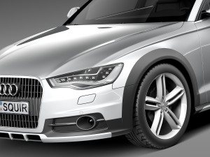 Audi A6 Allroad Quattro 2013 3D Модель