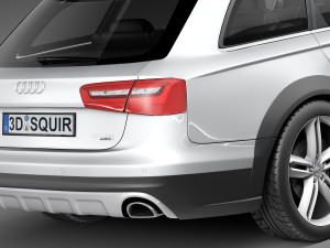 Audi A6 Allroad Quattro 2013 3D Модель
