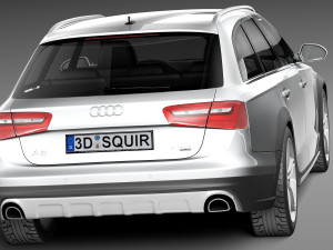 Audi A6 Allroad Quattro 2013 3D Модель