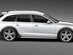 Audi A6 Allroad Quattro 2013 3D Модель