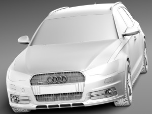 Audi A6 Allroad Quattro 2013 3D Модель