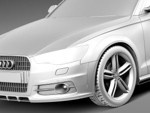 Audi A6 Allroad Quattro 2013 3D Модель