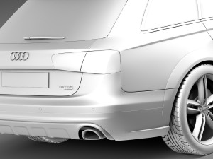 Audi A6 Allroad Quattro 2013 3D Модель