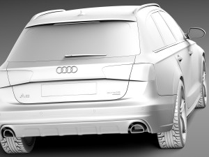 Audi A6 Allroad Quattro 2013 3D Модель