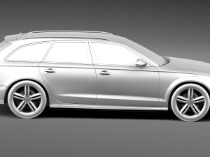 Audi A6 Allroad Quattro 2013 3D Модель