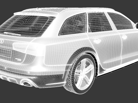 Audi A6 Allroad Quattro 2013 3D मॉडल