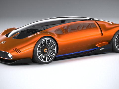 Mercedes-Benz Vision 111 Concept 2023 3D Модель