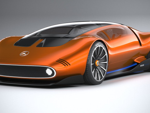 Mercedes-Benz Vision 111 Concept 2023 3D मॉडल