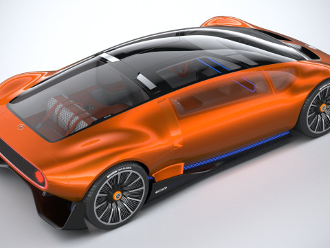 Mercedes-Benz Vision 111 Concept 2023 3D मॉडल