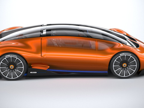 Mercedes-Benz Vision 111 Concept 2023 3D मॉडल