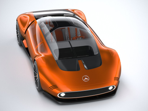 Mercedes-Benz Vision 111 Concept 2023 3D मॉडल